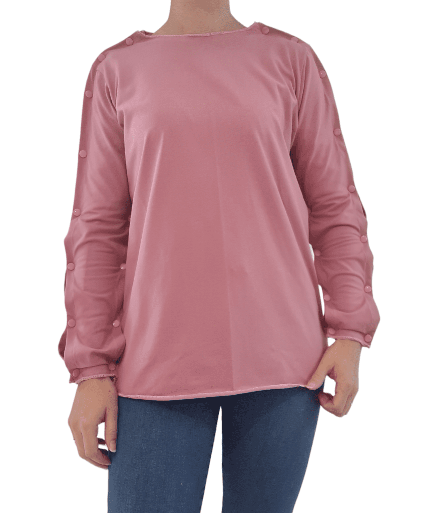 Tee-Shirt des Warriors 
Choix du tissu: Jersey coton vieux rose
pour une adolescente
Taille 14/16 ans
