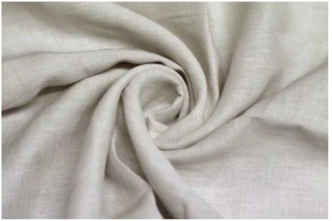 Lin uni beige